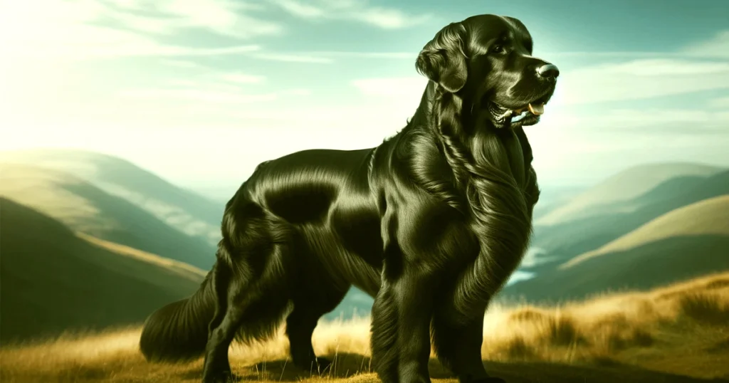 Appearance of black golden retriever