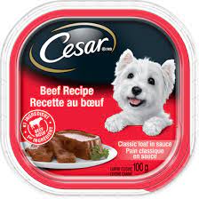 Cesar Adult Wet Dog Food Classic Loaf in Sauce Beef Recipe